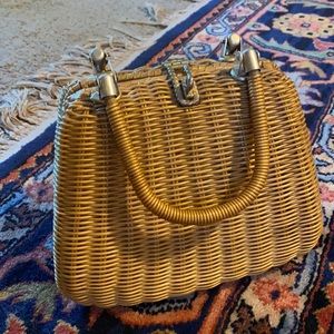 Vintage Wicker Lesco Lona Purse